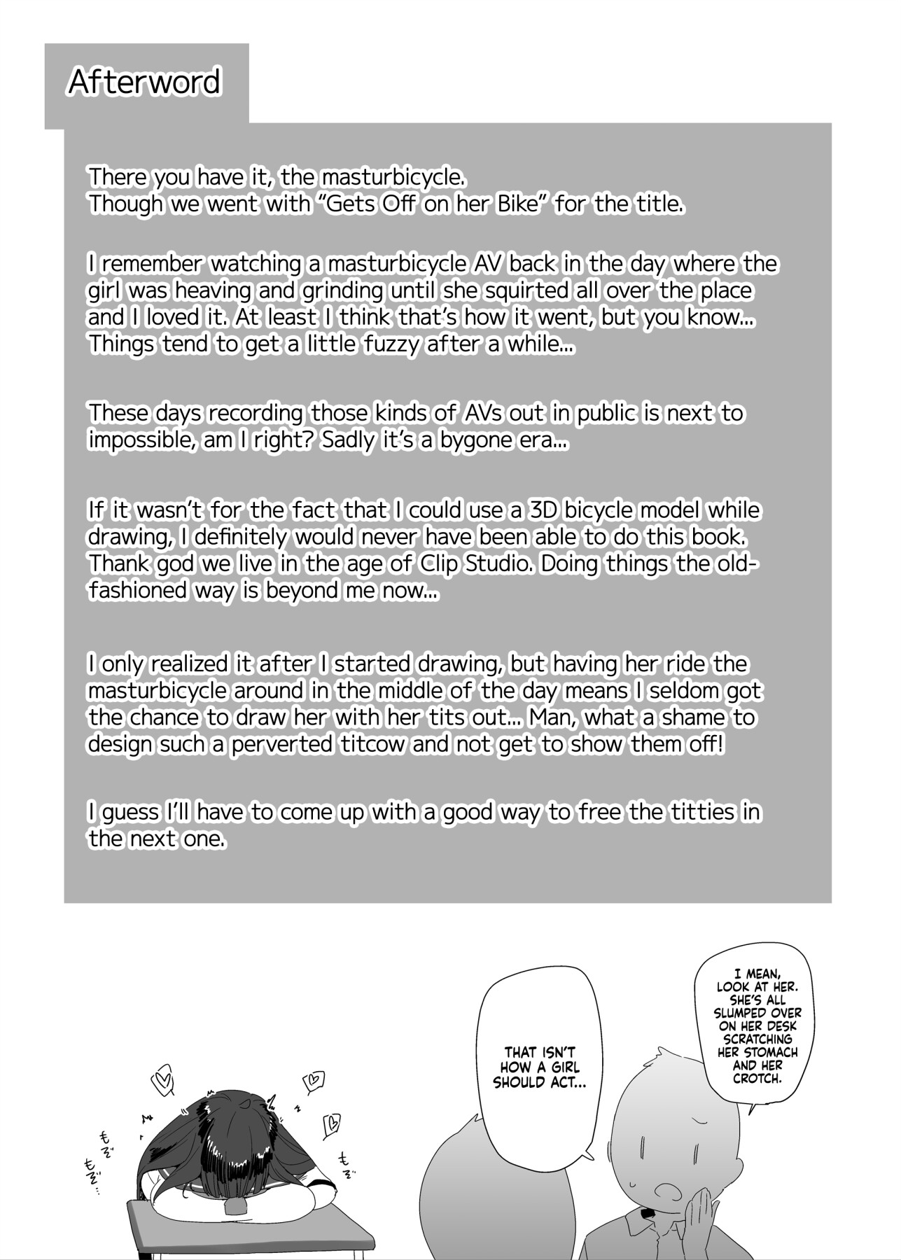 Hentai Manga Comic-The Slutty, Stacked Middle Schooler Who Gets Off on her Bike-Read-53